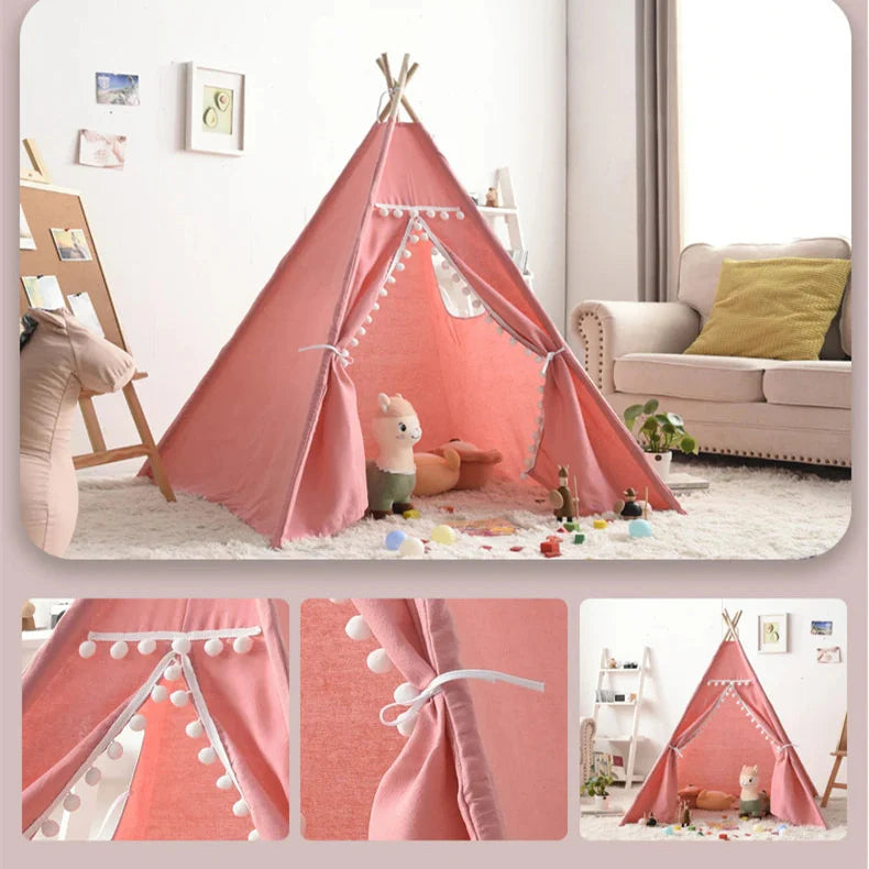 tipi enfant rose
