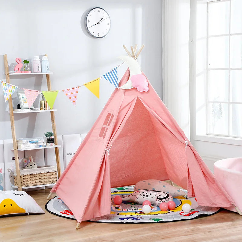 tipi enfant rose